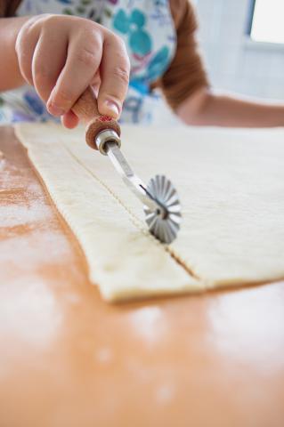 Der erste Schritt in der Küche