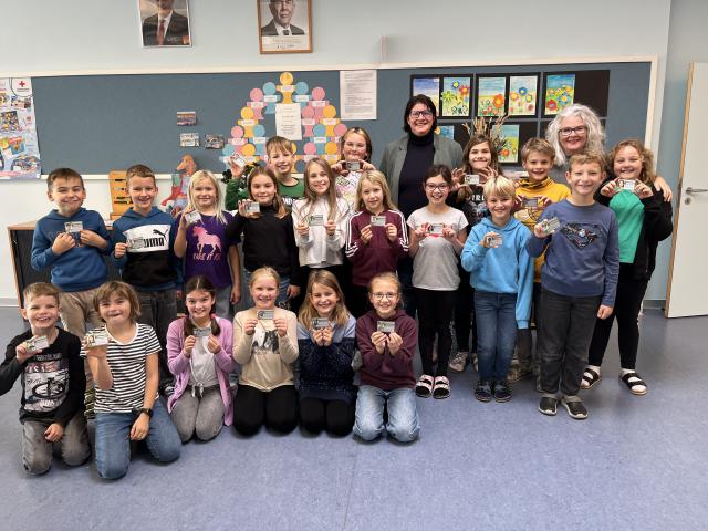 Alle haben die freiwillige Radfahrprüfung geschafft